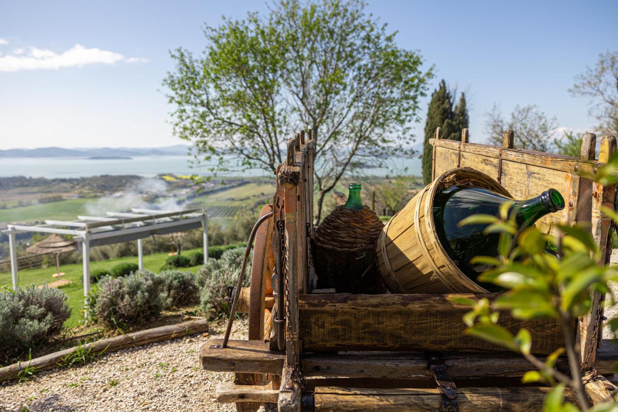 Di Colle In Colle - Agriturismo パッシニャーノ・スル・トラジメーノ エクステリア 写真